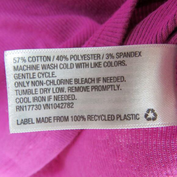 Wild Fable Magenta Purple Ribbed Knit High Neck Top Small - Picture 4 of 6